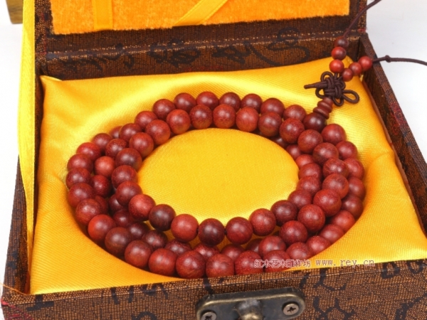 紫檀木108颗念珠0.8规格