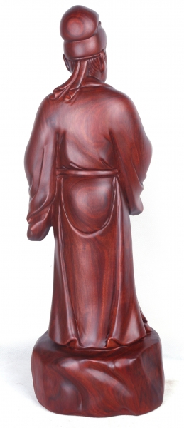 神医李时珍雕像草花梨木医生诊所摆件摆放用品