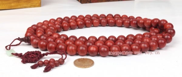紫檀木108颗念珠0.8规格