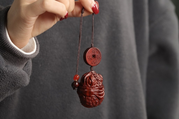 小挂件吊坠装饰物小叶紫檀木工艺品