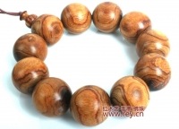 黄花梨X纹手串1.8CM