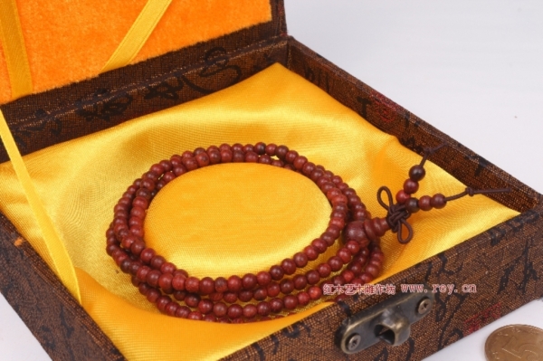 紫檀木108颗念珠0.8规格